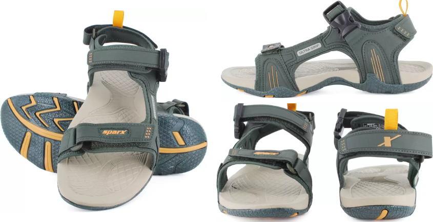 Sparx Men Green Sandal Under 1000/-