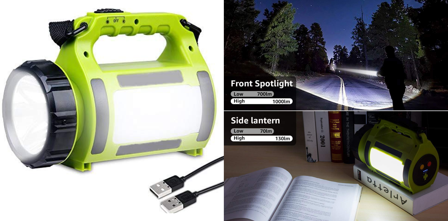 Voroly Plastic LED Emergency Torch Light