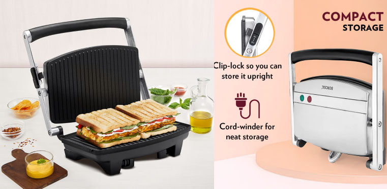 Borosil Grill Sandwich Maker | 11 best sandwich makers for home