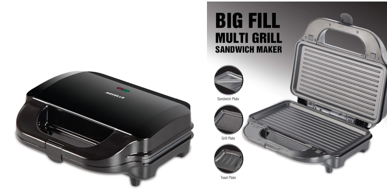 Havells Big Fill 900-Watt Sandwich Maker