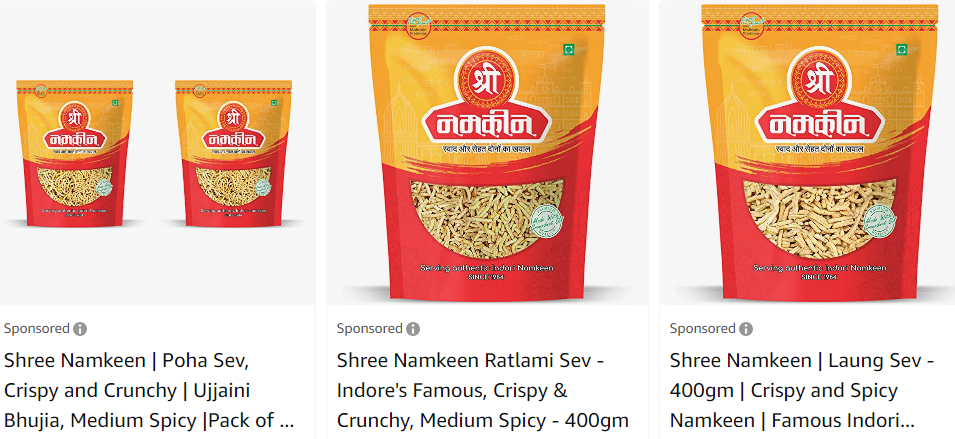 Shree namkeen brand