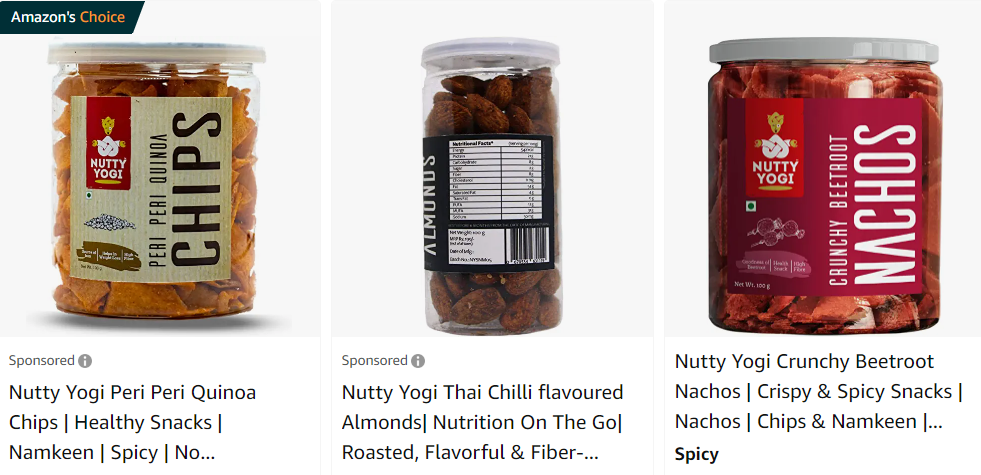 Nutty Yogi namkeen company