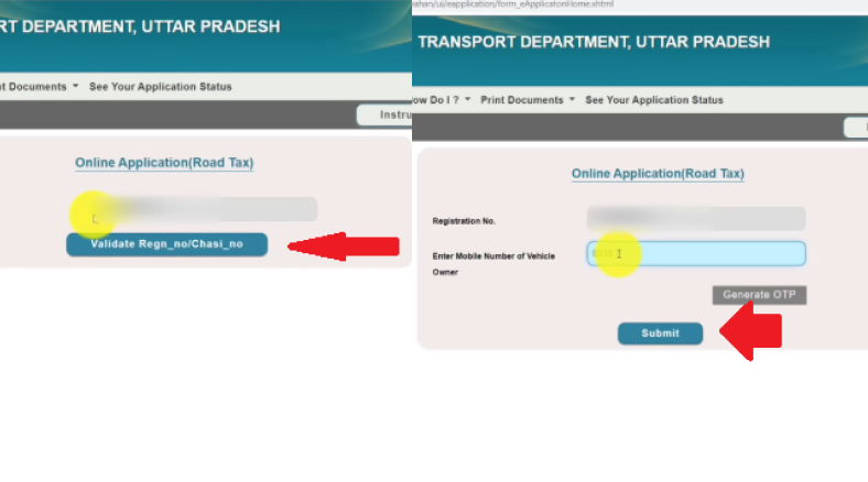 Gujarat Road Tax Online Payment