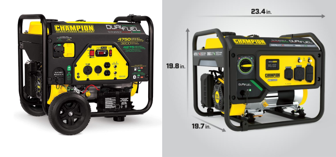Champion Power Equipment Dual Fuel Portable Generator