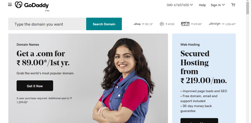 GoDaddy Web Hosting Provider