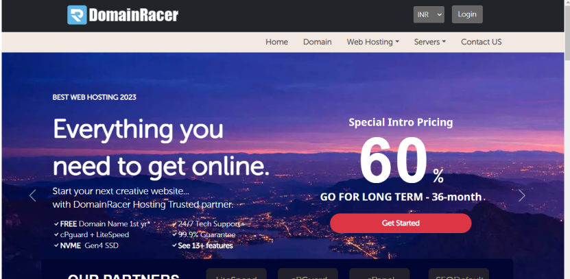 DomainRacer Web Hosting Provider