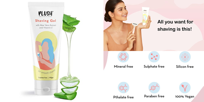 Plush All Natural Shaving Gel | Top 6 Best Shaving Creams for Women