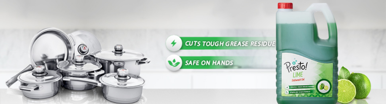 Presto Dishwash Liquid | Best liquid dishwasher brands in India