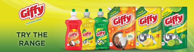 Giffy Dishwash Liquid Gel