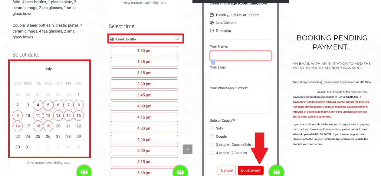 How to Book Rage Room Bangalore Tickets Online 