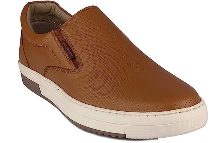 Red Chief Leather Slip-on Sneakers