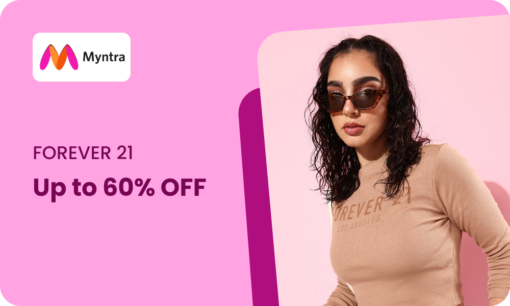 Upto 60% Off On Forever 21 Fashion Clothing