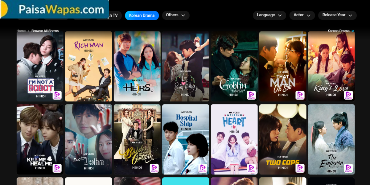 Top Kdramas to Watch on MX Player