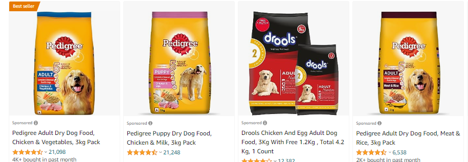 Dog foods
