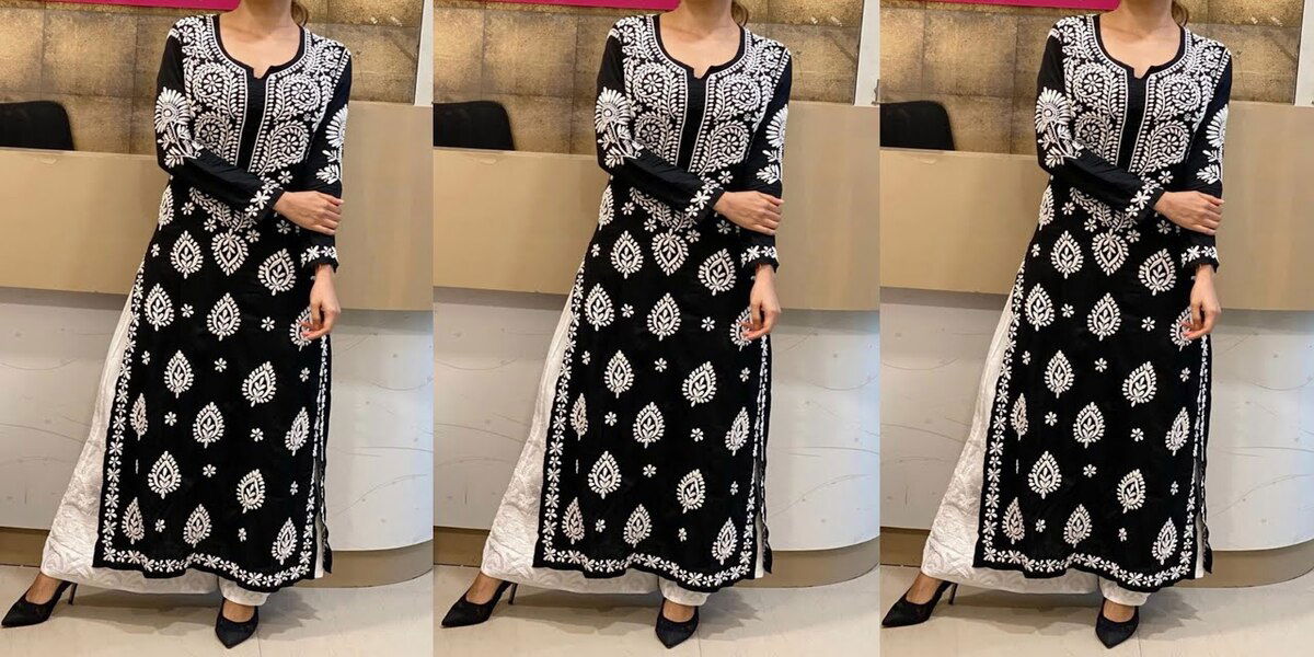 chikankari tops