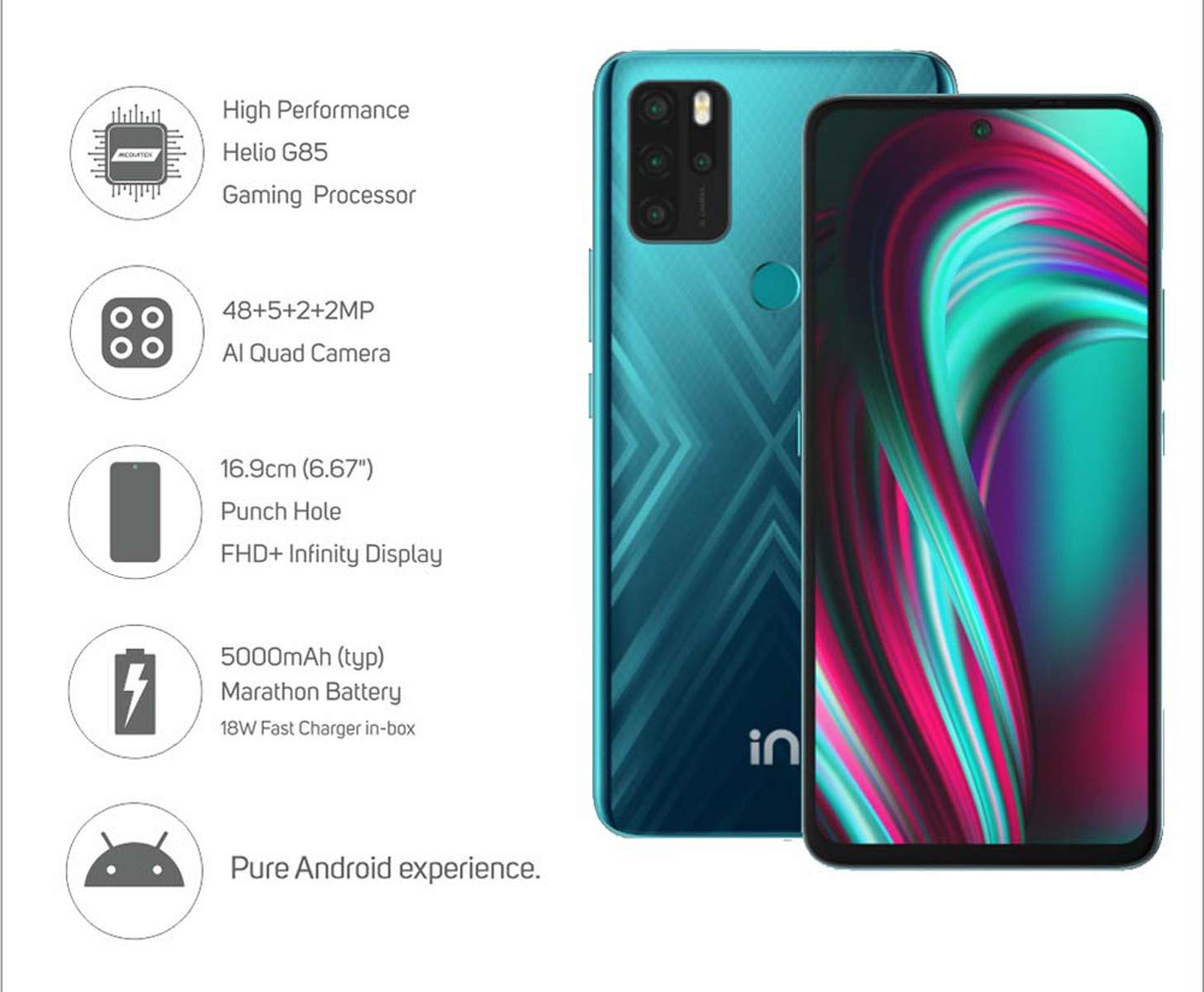 Micromax in Note 1 (Green, 4GB RAM. 64GB Storage), (E7746) | indian mobile company 