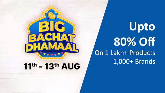 BIG BACHAT DHAMAAL | Upto 80% Off on Electronics, Fashion, Beauty & More