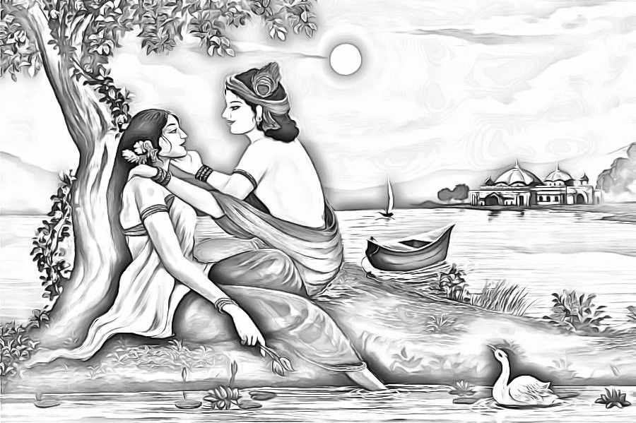 happy janmashtami easy drawing