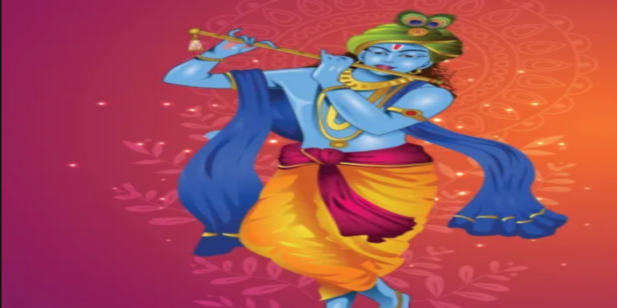janmashtami drawing easy