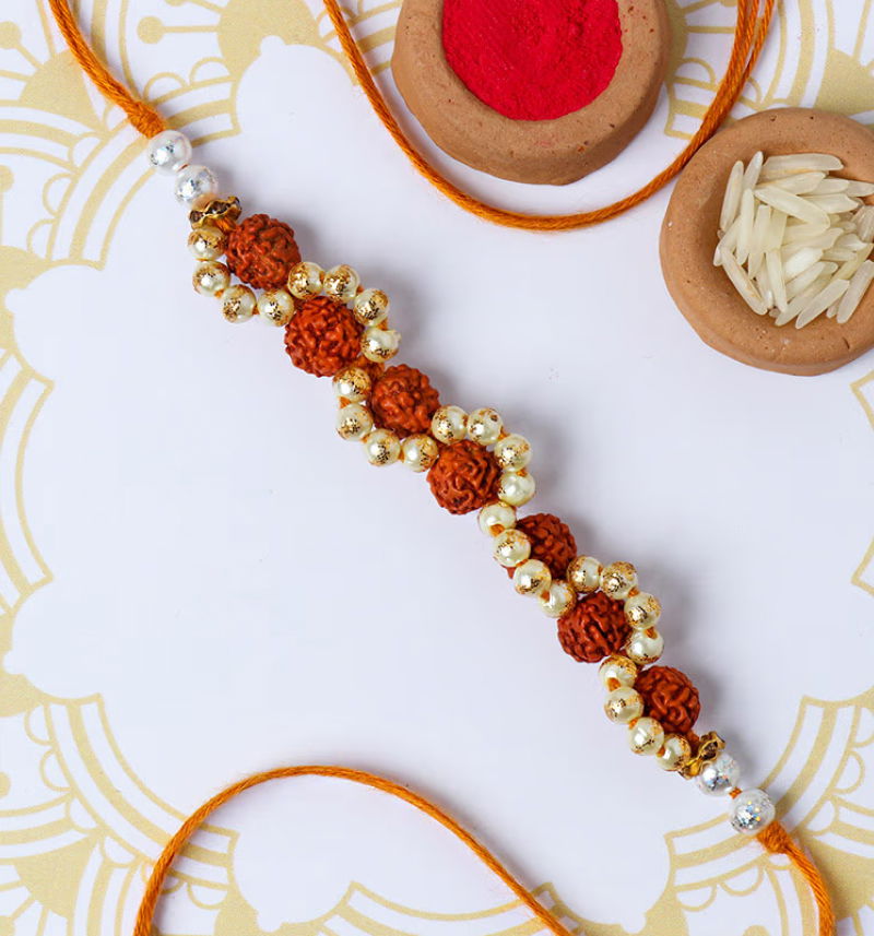 Rudraksha Rakhi | LATEST RAKHI DESIGNS