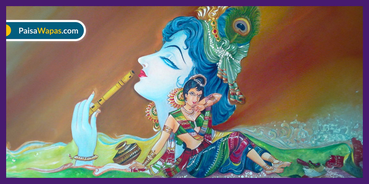 Radha Krishana drawing ideas