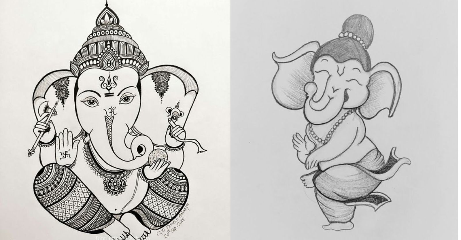 ganesh pencil drawing | BEST GANESH CHATURTHI DRAWING