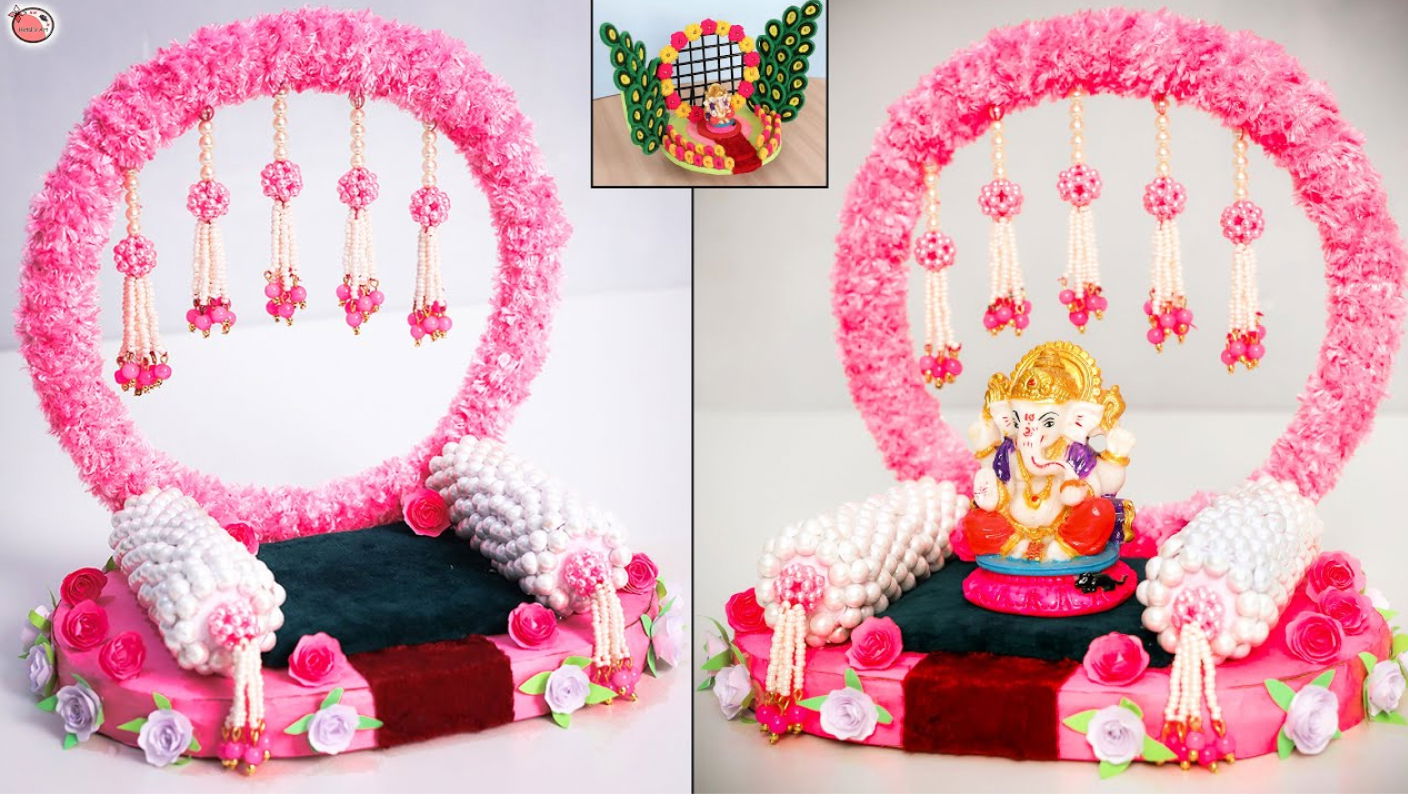DIY Decoration | GANESH PUJA DECORATION IDEAS