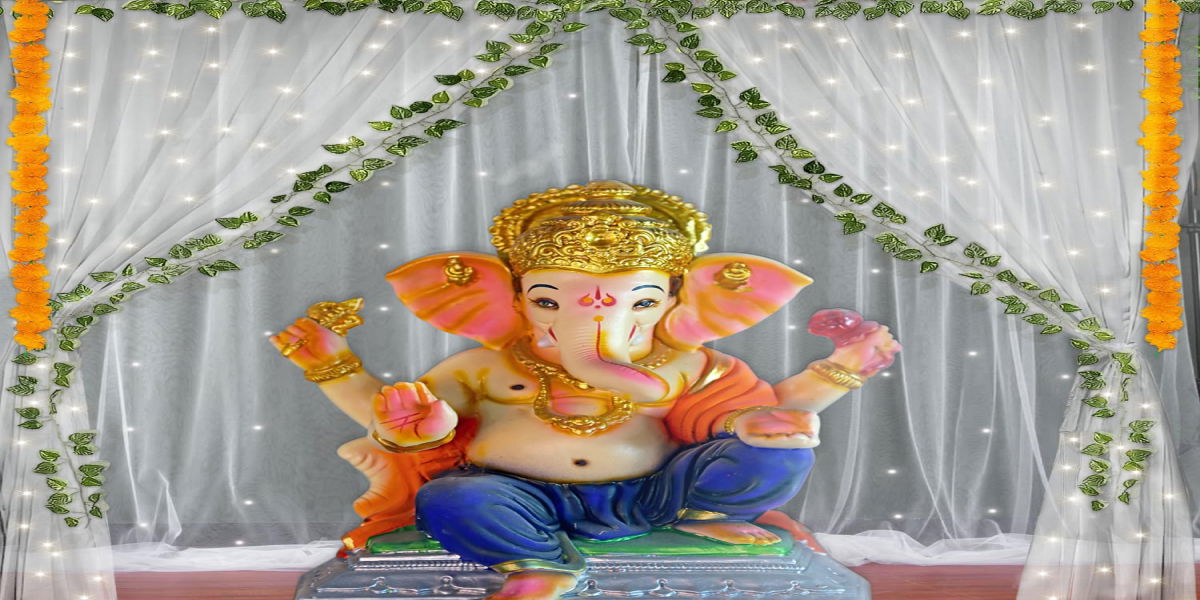 GANESH PUJA DECORATION IDEAS