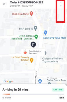 Steps to Cancel order on Swiggy