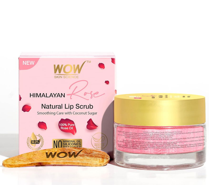 WOW Skin Science Himalayan Rose Lip Scrub