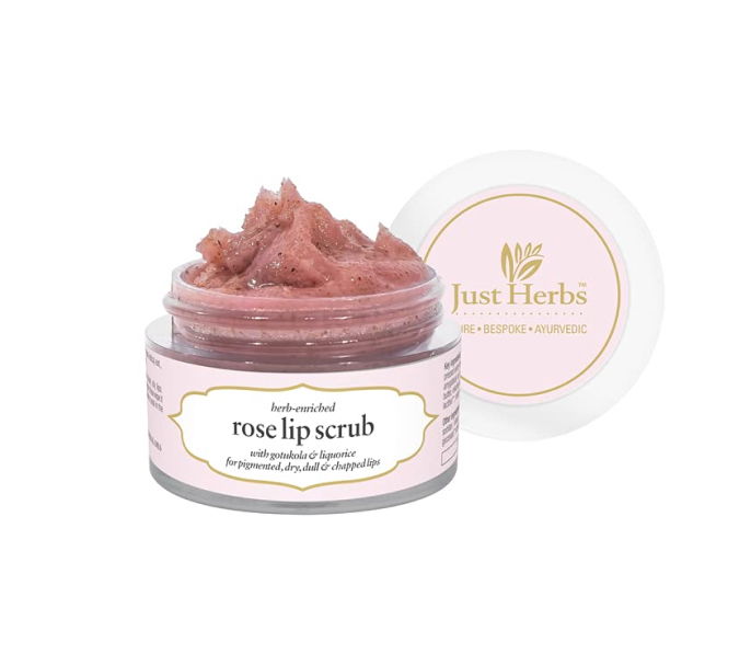 Just Herbs Ayurvedic Rose Lip Scrub