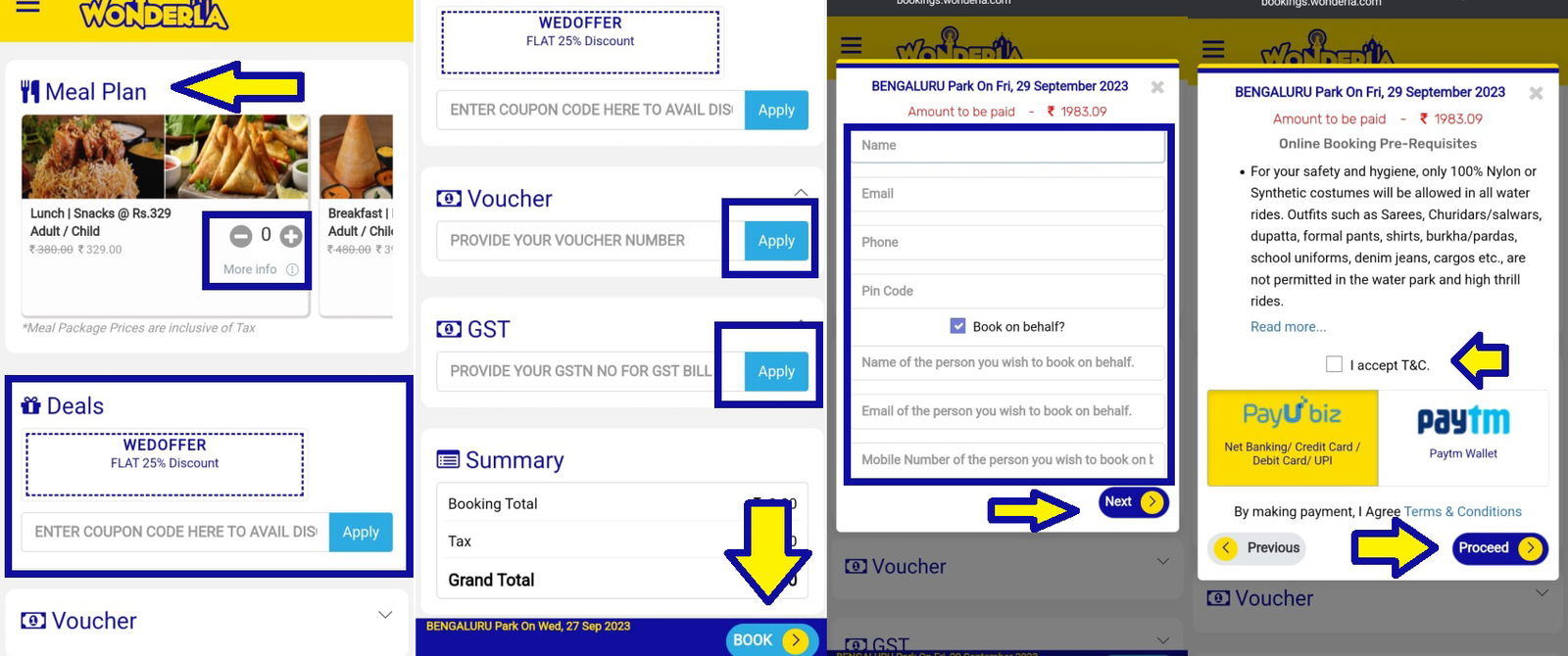 How to Book Wonderla Banglore Tickets Online | Detailed Steps