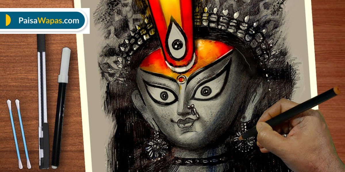 Durga Maa Drawing Ideas