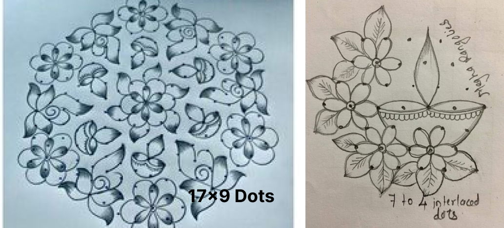 latest rangoli designs for Diwali
