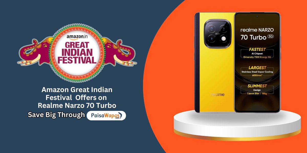 Amazon Great Indian Festival offers on realme narzo 70 turbo