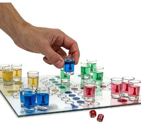 Jumbo Drinking Ludo Party Game Set