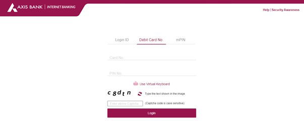 axis bank credit card