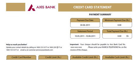 axis bank credit card