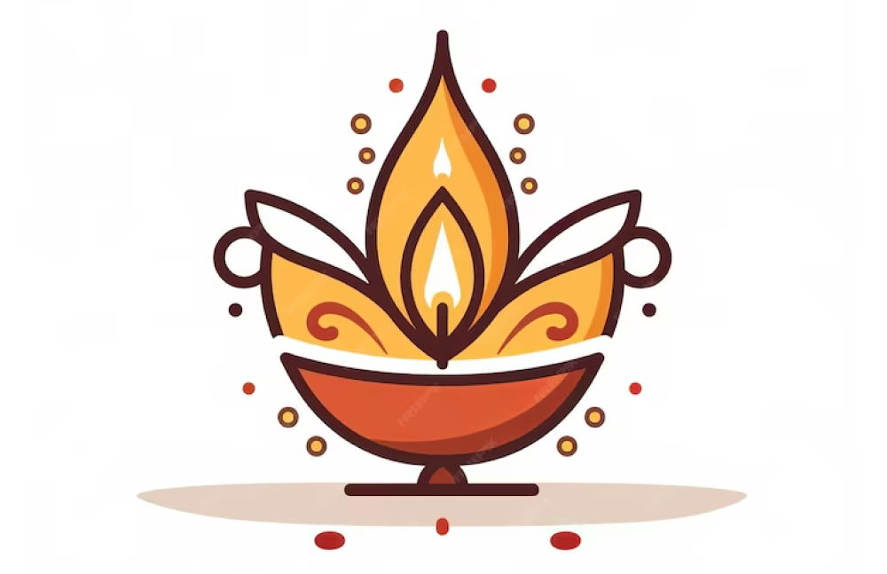 Diyas | Drawing for Diwali