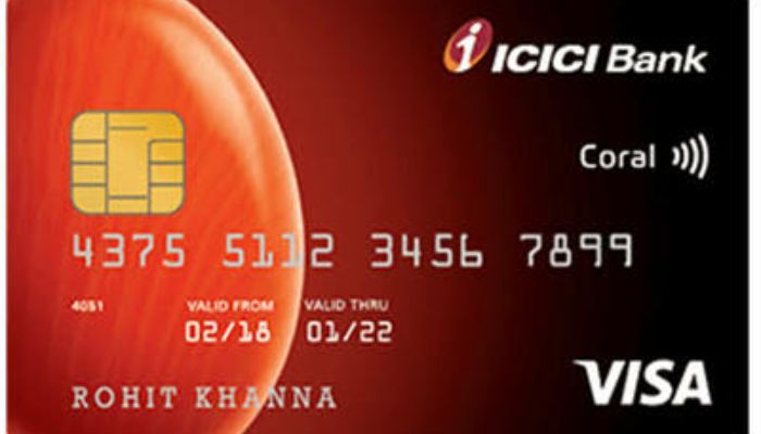 icic coral credit card 