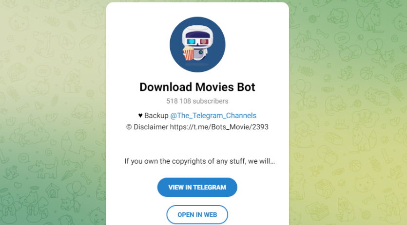 Movies Bot Telegram