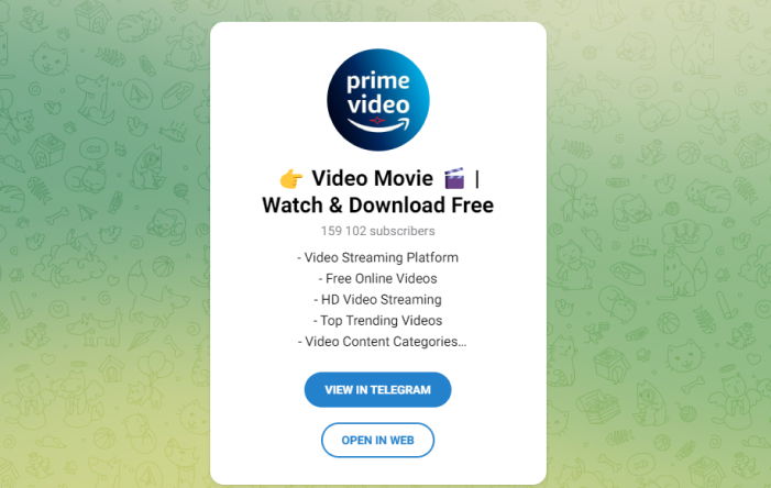 Free Movie Download on Telegram