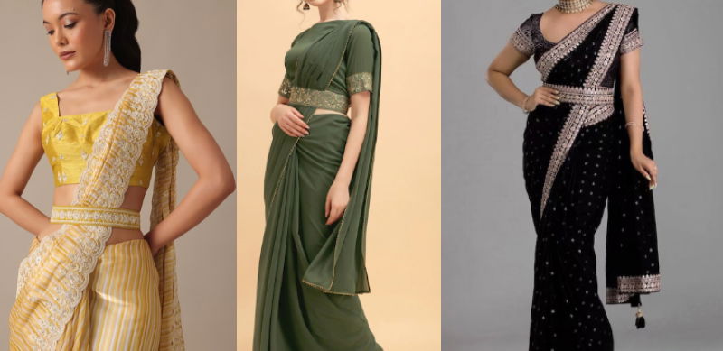Belt Sarees for Farewell