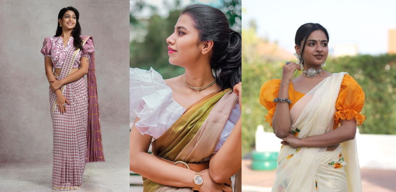 Puff Sleeve Blouse Sarees