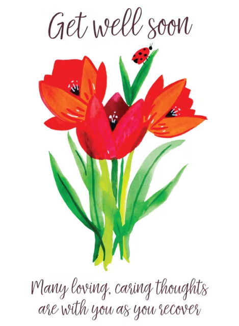 Diwali Card for a Get-Well-Soon Message