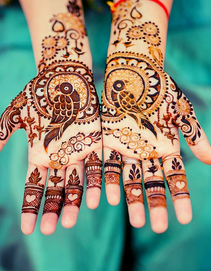 stylish simple mehndi design