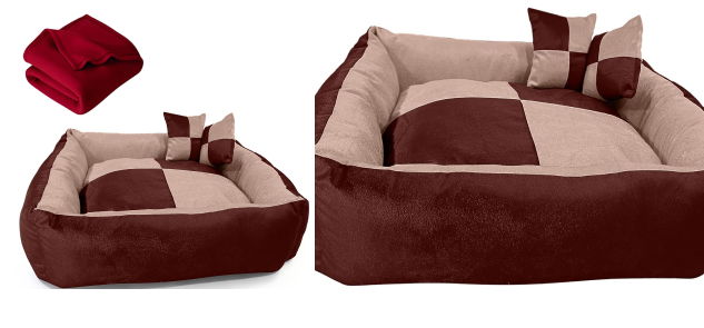 Soft Reversible Cat Bed & Blanket