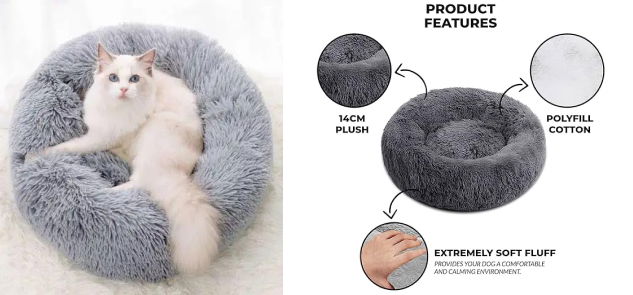 The Round Soft Cat Bed