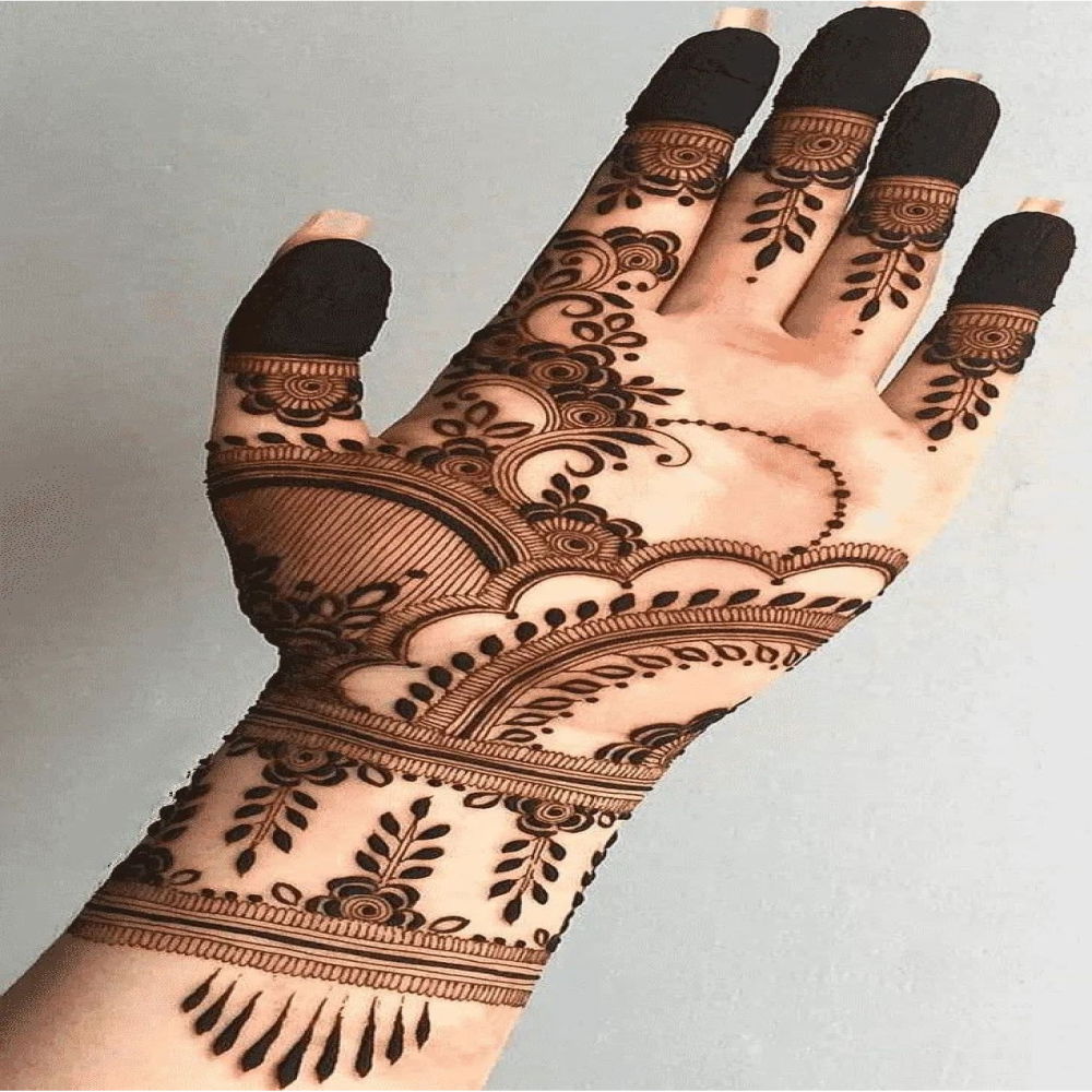 easy mehndi design   