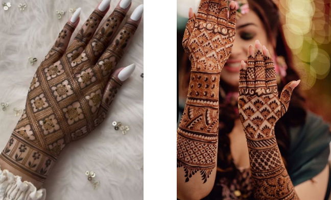Back Hand Henna Design